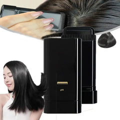 Instant Root Touch-Up Hair Color Comb Stick – Waterproof Gray Coverage for Black & Brown Hair